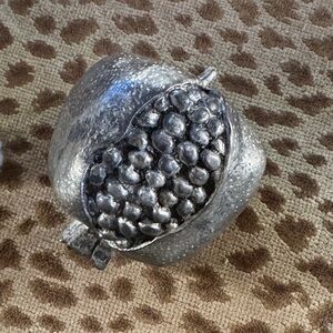 Elegant Silver plated Pomegranate paperweight